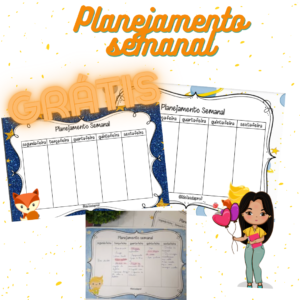 Planejamento semanal Pequeno Princípe