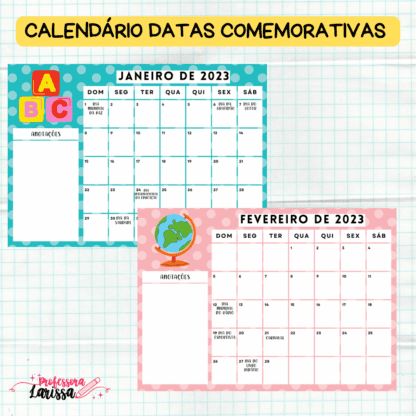 Arquivo Calendário Datas Comemorativas 🗓️