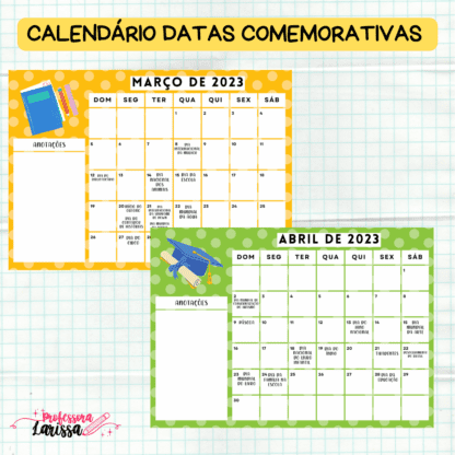 Arquivo Calendário Datas Comemorativas 🗓️ - Image 2