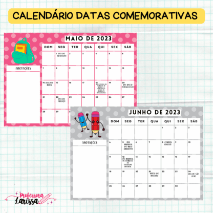 Arquivo Calendário Datas Comemorativas 🗓️ - Image 3