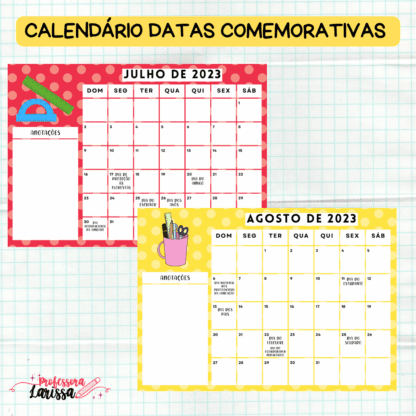 Arquivo Calendário Datas Comemorativas 🗓️ - Image 4