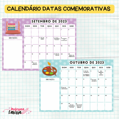 Arquivo Calendário Datas Comemorativas 🗓️ - Image 5