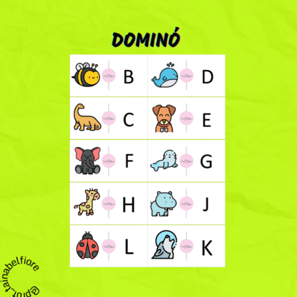 Dominó alfabeto