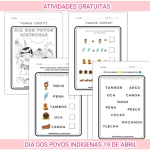 Atividades Dia dos Povos Indígenas