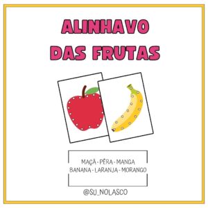 ALINHAVO DAS FRUTAS
