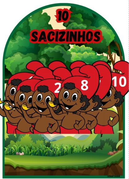 Luva musical dos 10 sacizinhos