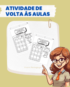 Atividade volta às aulas
