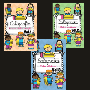 Combo caligrafia volumes 1 2 3