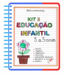 CADERNO SÓ VOGAIS EDUCAÇÃO INFANTIL