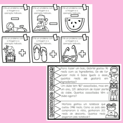 matemática folhinhas de atividades para o caderno vol.1 - Image 5