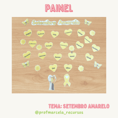 Painel setembro amarelo