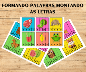 FORMANDO PALAVRAS ENCAIXANDO AS LETRAS