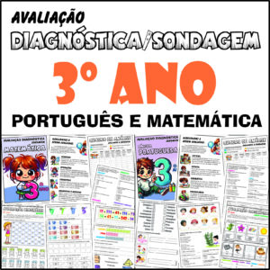 📚 Diagnóstica/Sondagem Para o 3º Ano – Português e Matemática 📐