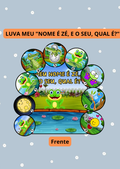 Luva "Meu nome é Zé, e o seu, qual é"