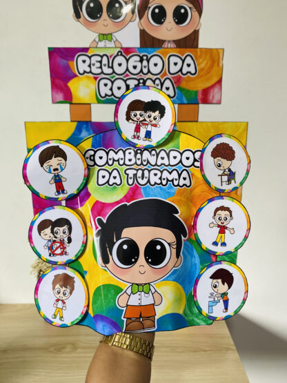 Relógio da rotina + combinados da turma - Image 9