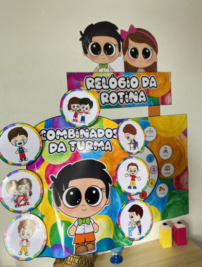 Relógio da rotina + combinados da turma - Image 11