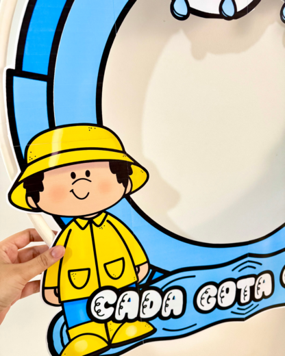 Decoração para Bambolê tema “Dia da Água” - Image 2