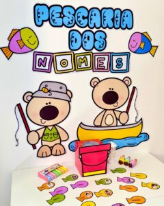 Kit Pescaria dos Nomes🎣✏️