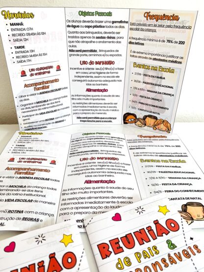 📂 ARQUIVO: FOLDER REUNIÃO DE PAIS EDITÁVEL 📂 - Image 4