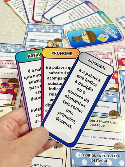 Classes Gramaticais Cards e Frases - Image 4