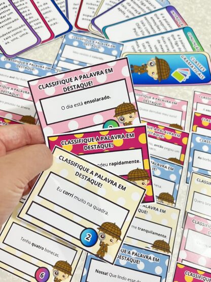 Classes Gramaticais Cards e Frases - Image 5