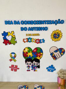Dia Mundial do Autismo – Painel e Cartões de Lembrancinhas