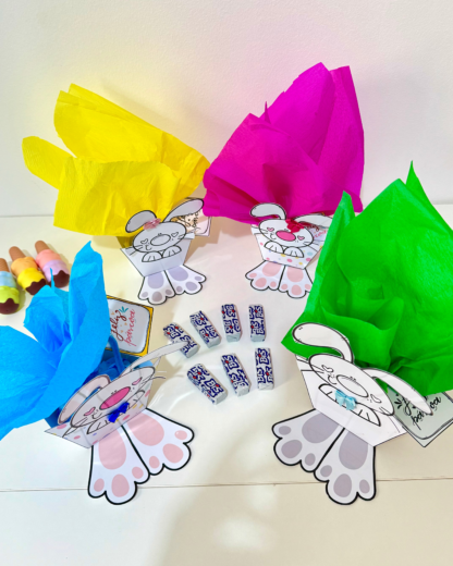 Caixinhas para lembrancinha de Páscoa tema Coelhinho  - Image 2
