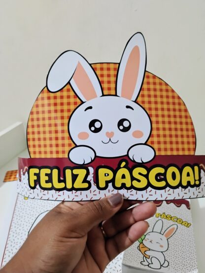 Kit de Páscoa - Coroa, sacolinha e atividades - Image 4