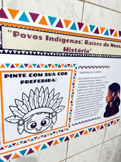 Painel interativo: Povos Indígenas — Raízes da Nossa História Material com 10 páginas ampliadas - Image 3