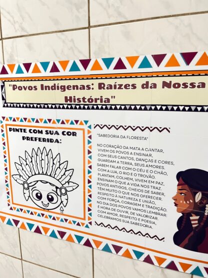 Painel interativo: Povos Indígenas — Raízes da Nossa História Material com 10 páginas ampliadas - Image 2