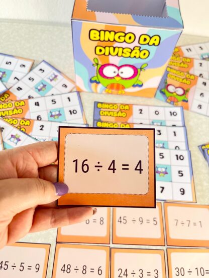 Kit Bingo adição, subtração, multiplicação e divisão - Image 12