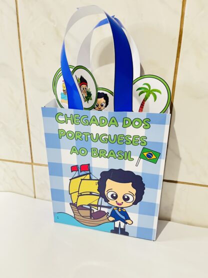 Sacola de história - chegada dos portugueses ao Brasil - Image 2