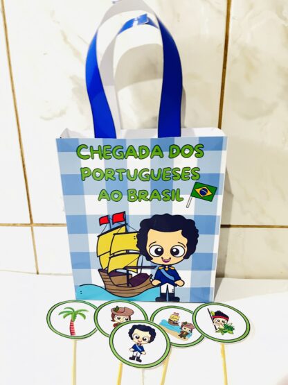 Sacola de história - chegada dos portugueses ao Brasil - Image 4
