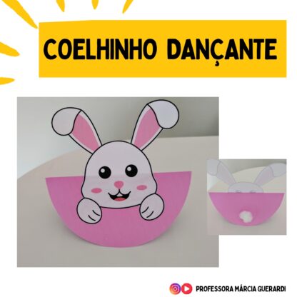 Coelhinho dançante + quebra-cabeça quantidades.