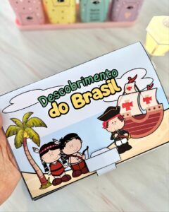 Livro 3D descobrimento do Brasil