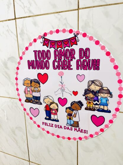 Painel redondo e coroa dia das mães - Image 2