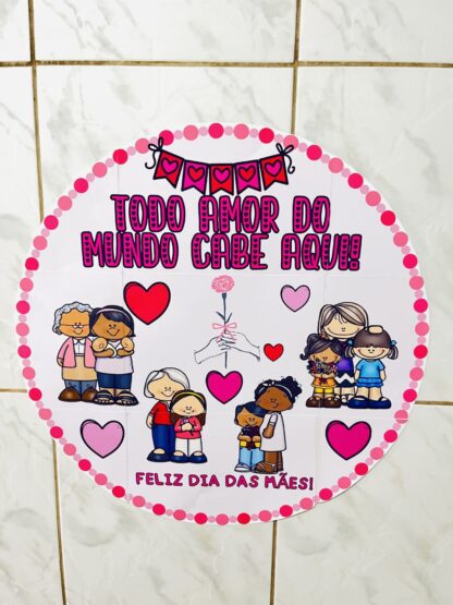 Painel redondo e coroa dia das mães - Image 4