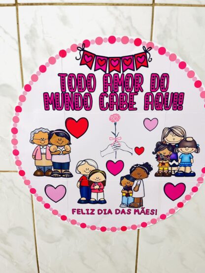 Painel redondo e coroa dia das mães - Image 7