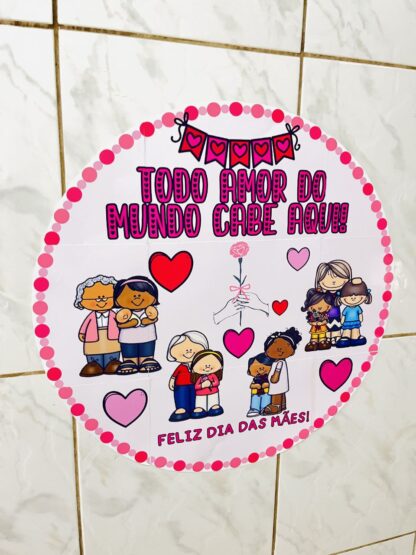 Painel redondo e coroa dia das mães - Image 8