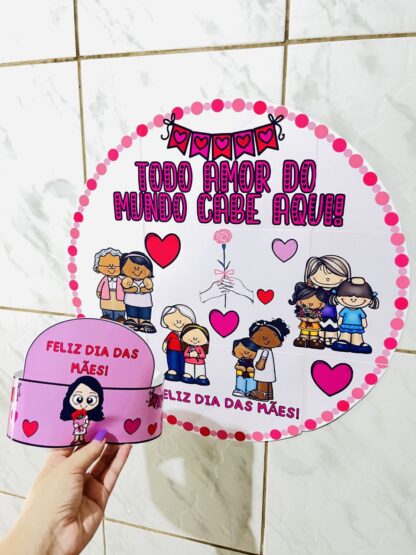 Painel redondo e coroa dia das mães - Image 9